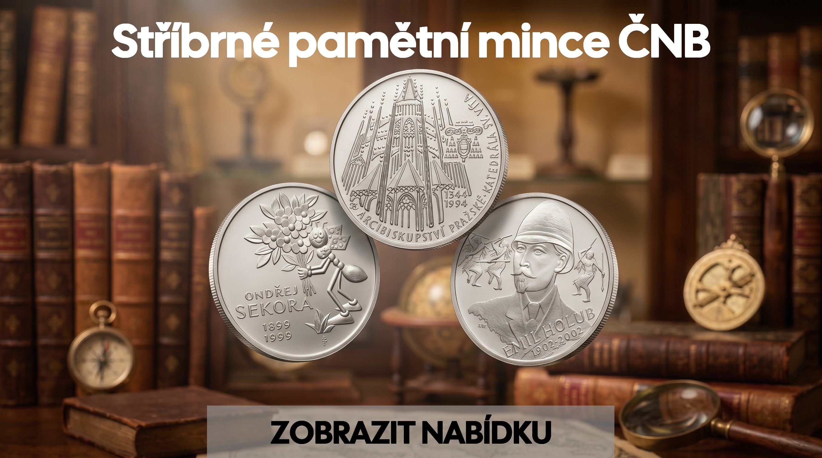 Stříbrné pamětní mince ČNB