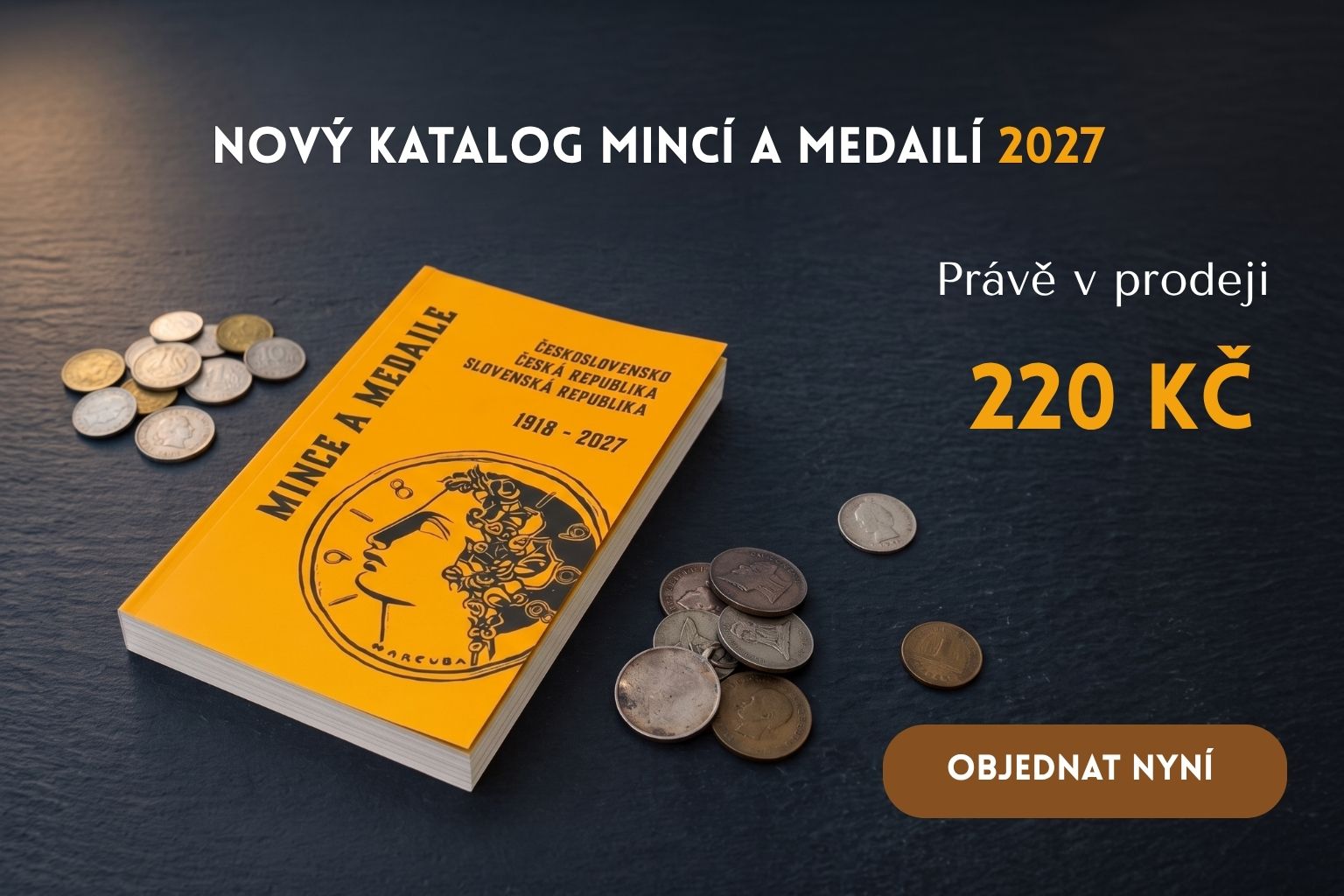 Nový katalog mincí a medailí 2027