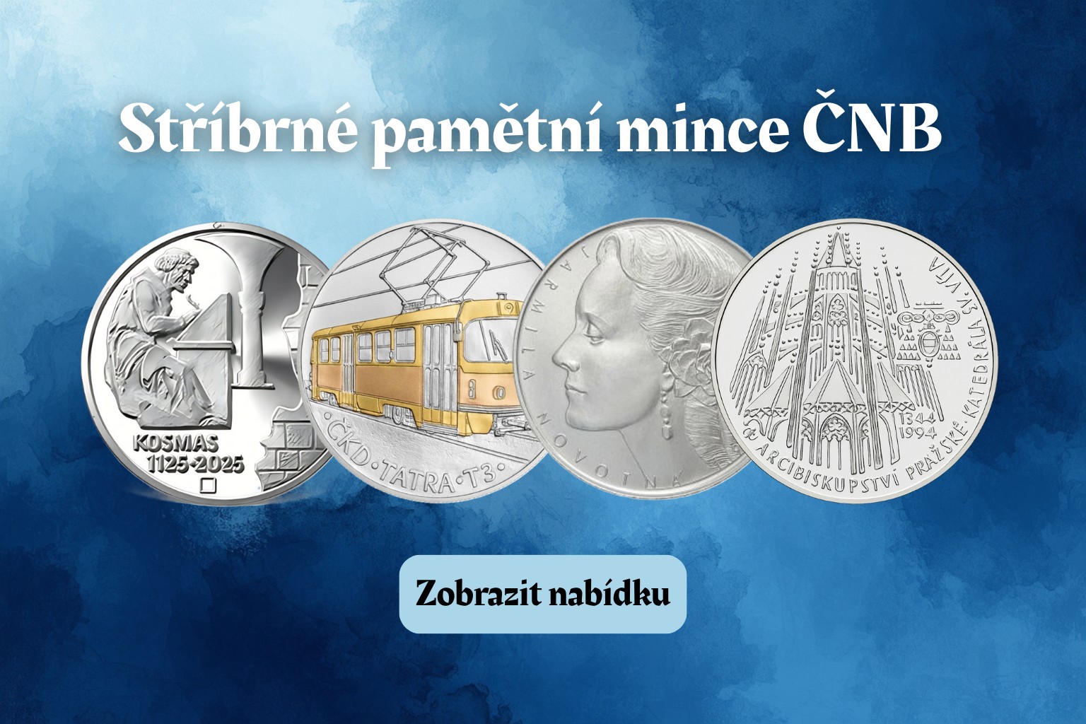 Stříbrné pamětní mince ČNB