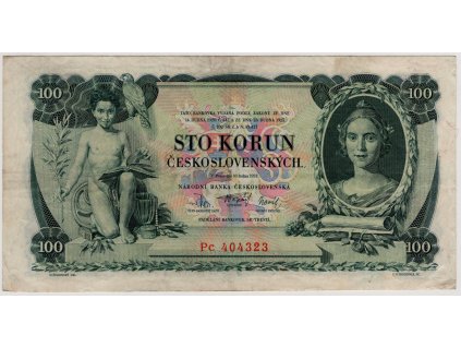 ČESKOSLOVENSKO. 100 korun 1931. Série Pc. Nov. 23c.