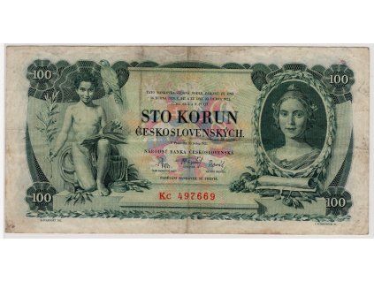 ČESKOSLOVENSKO. 100 korun 1931. Série Kc. Nov. 23c.