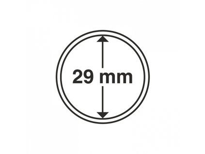 Kapsle na mince do Ø 29 mm - 10 kusů v balení