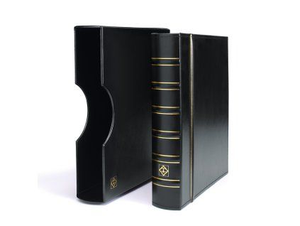 grande ringbinder inkl10 huellen fuer 200 muenzraehmchen inkl schutzkassette schwarz