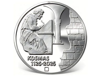 ČNB 200 KČ STŘÍBRNÁ MINCE kronikář kosmas 1 BK