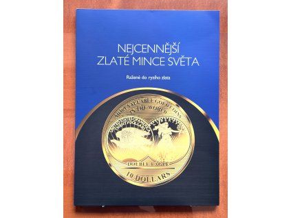 4 zlaté mince - série ''Nejcennější mince světa''. 1,244 g.