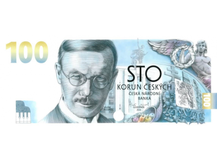 100 Kč 2026 Vilém Pospíšil Česká národní banka ČNB 1