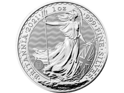 stribrna mince 1 oz britannia 2021