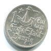 DANZIG / Gdańsk. 1 Gulden 1923. Ag.