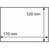 Ochranné fólie na známky/pohlednice do rozměru 170×120 mm, průhledné - 50 kusů v balení 