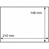 Ochranné fólie na známky/pohlednice do rozměru 210×148 mm, průhledné - 50 kusů v balení