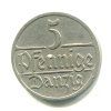 DANZIG / Gdańsk. 5 Pfennige 1928.